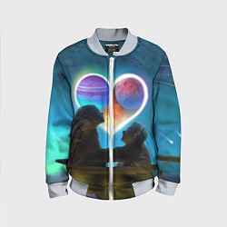 Бомбер детский Ваня Дмитриенко Венера-Юпитер, цвет: 3D-серый