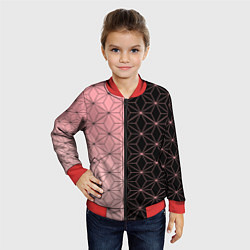 Бомбер детский КОСТЮМ НЕЗУКО NEZUKO, цвет: 3D-красный — фото 2