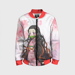 Бомбер детский НЕЗУКА NEZUKO, цвет: 3D-красный