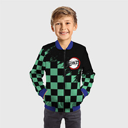 Бомбер детский TANJIRO KAMADO ТАНДЖИРО, цвет: 3D-синий — фото 2