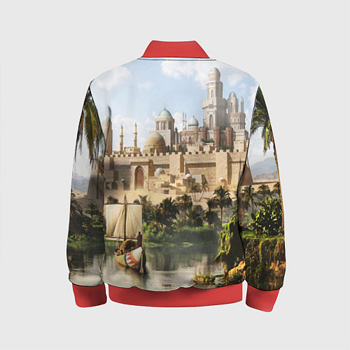 Детский бомбер Принц Персии классика / 3D-Красный – фото 2