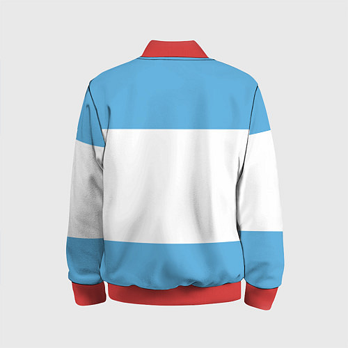 Детский бомбер Сборная Аргентины / 3D-Красный – фото 2