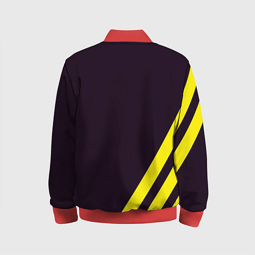 Детский бомбер Холанд Боруссия / 3D-Красный – фото 2