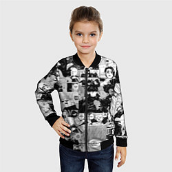 Бомбер детский Магическая Битва, цвет: 3D-черный — фото 2