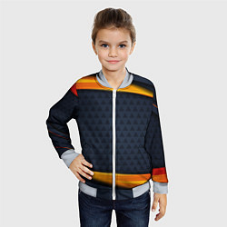 Бомбер детский Sport Dark style, цвет: 3D-серый — фото 2