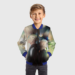 Бомбер детский Tokyo Revengers Токийские Мстители Z, цвет: 3D-синий — фото 2