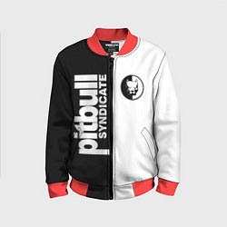 Бомбер детский PITBULL SYNDICATE ПИТБУЛЬ, цвет: 3D-красный