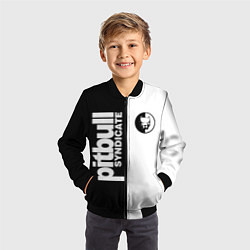 Бомбер детский PITBULL SYNDICATE ПИТБУЛЬ, цвет: 3D-черный — фото 2