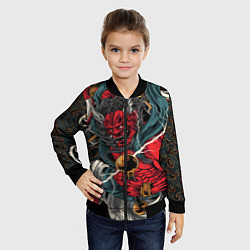 Бомбер детский БОГ ГРОМА РАЙДЗИН, цвет: 3D-черный — фото 2