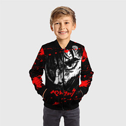 Бомбер детский ГАТС БЕРСЕРК BERSERK, цвет: 3D-черный — фото 2