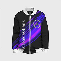Бомбер детский MERCEDES-BENZ МЕРСЕДЕС-БЕНЗ ПУРПУРНЫЙ, цвет: 3D-белый