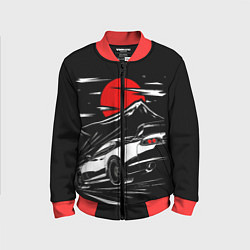 Бомбер детский Toyota Supra: Red Moon, цвет: 3D-красный