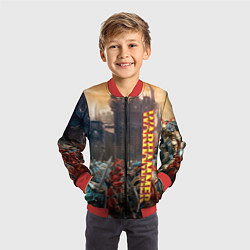Бомбер детский Ваха Осада, цвет: 3D-красный — фото 2