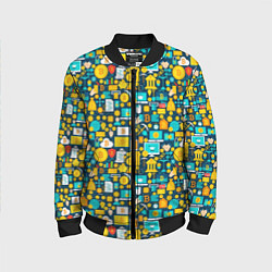 Бомбер детский Трейдер Криптовалют, цвет: 3D-черный