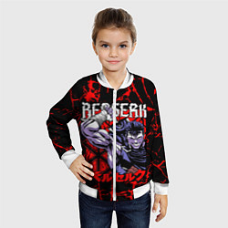 Бомбер детский БЕРСЕРК BERSERK GUTS, цвет: 3D-белый — фото 2