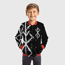 Бомбер детский КЛЕЙМО ЖЕРТВЫ - БЕРСЕРК, цвет: 3D-красный — фото 2