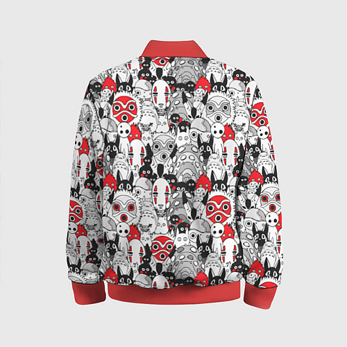 Детский бомбер Studio Ghibli Stars / 3D-Красный – фото 2