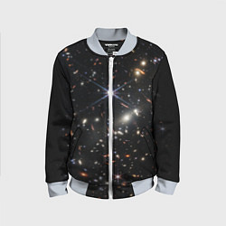 Бомбер детский Новое изображение ранней вселенной от Джеймса Уэбб, цвет: 3D-серый