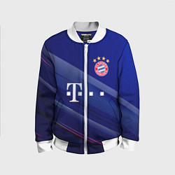 Бомбер детский Bayern munchen Абстракция, цвет: 3D-белый