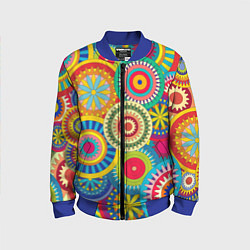 Детский бомбер Мандала-Цветы