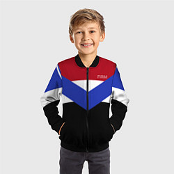 Бомбер детский FIRM как из 90х, цвет: 3D-черный — фото 2