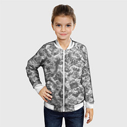 Бомбер детский Nirvana style light, цвет: 3D-белый — фото 2