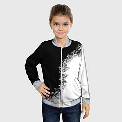 Бомбер детский Инь и Янь, цвет: 3D-серый — фото 2