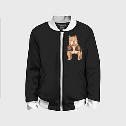 Детский бомбер Yakuza dog samurai