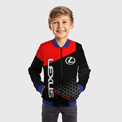 Бомбер детский Lexus - red sportwear, цвет: 3D-синий — фото 2