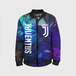 Детский бомбер Juventus logo blue