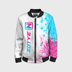 Бомбер детский Zotye neon gradient style: по-вертикали, цвет: 3D-черный