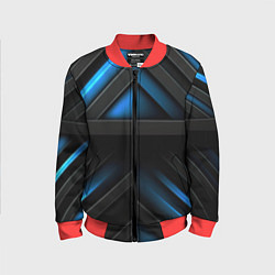 Детский бомбер Вихри темноты синего