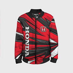 Бомбер детский Red sport - honda, цвет: 3D-черный