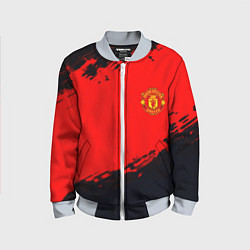 Бомбер детский Manchester United colors sport, цвет: 3D-серый