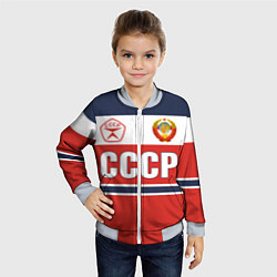 Бомбер детский Союз Советских Социалистических Республик - СССР, цвет: 3D-серый — фото 2
