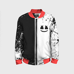 Детский бомбер Marshmello краски музыка