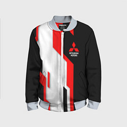 Бомбер детский Mitsubishi red uniform, цвет: 3D-серый