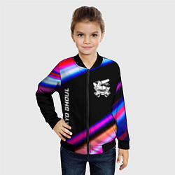 Бомбер детский Tokyo Ghoul speed anime lights, цвет: 3D-черный — фото 2