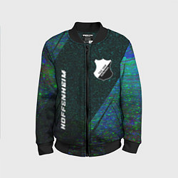Детский бомбер Hoffenheim glitch blue