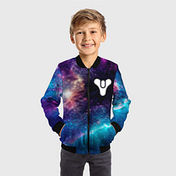 Бомбер детский Destiny space game, цвет: 3D-черный — фото 2