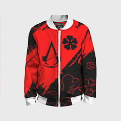 Детский бомбер Assassins Creed logo clewer