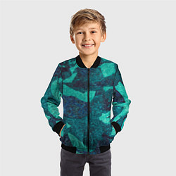 Бомбер детский Fartech, цвет: 3D-черный — фото 2