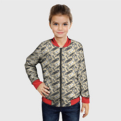 Бомбер детский Скейт и граффити, цвет: 3D-красный — фото 2