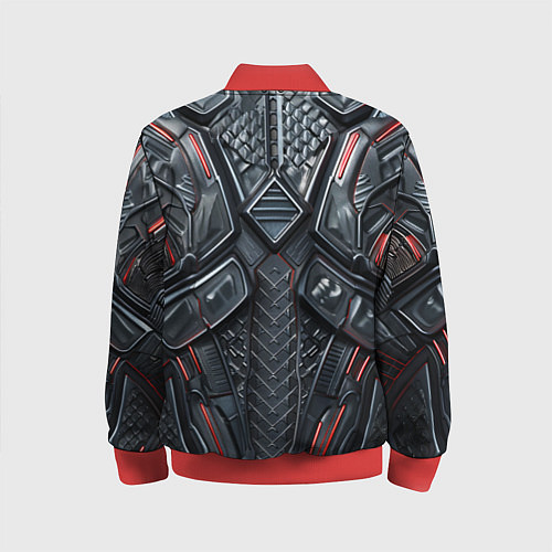 Детский бомбер Железный путешественник / 3D-Красный – фото 2