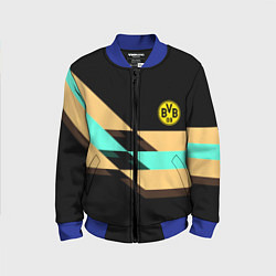 Бомбер детский Borussia sport line, цвет: 3D-синий