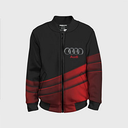Бомбер детский AUDI carbon metal, цвет: 3D-черный