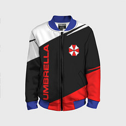 Бомбер детский Umbrella corporation - resident evil, цвет: 3D-синий