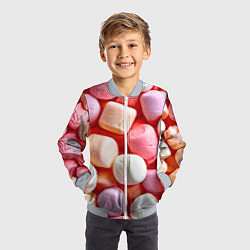 Бомбер детский Маршмэллоу, цвет: 3D-серый — фото 2