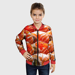 Бомбер детский Ролл Филадельфия, цвет: 3D-красный — фото 2