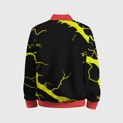 Детский бомбер Россия шторм герб / 3D-Красный – фото 2